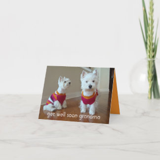 Tarjeta De Agradecimiento Mejore la abuela