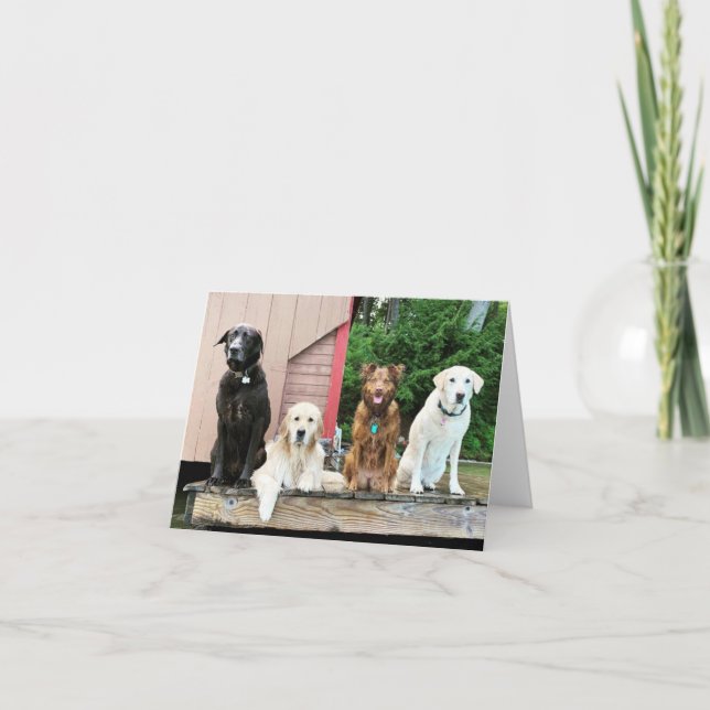 Tarjeta De Agradecimiento Mejores amigos (Anverso)