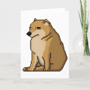 Tarjeta De Agradecimiento Meme de Doge Coin - Doge