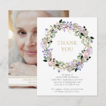 Memorial Funeral Floral Lavanda Foto