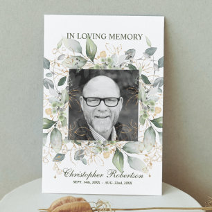 Tarjeta De Agradecimiento Memorial Funeral Simpatía Poetismo Oración Gracias