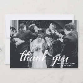 Tarjeta De Agradecimiento Mensaje de Personalizado de sobreimpresión de foto