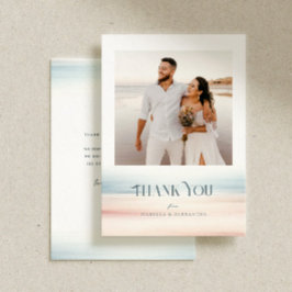 Tarjeta De Agradecimiento Mensaje personalizado de Wailea Boda