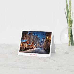 Tarjeta De Agradecimiento mercado de navidades