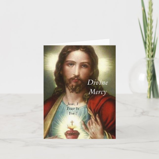 Tarjeta De Agradecimiento Merced Divina (Anverso)