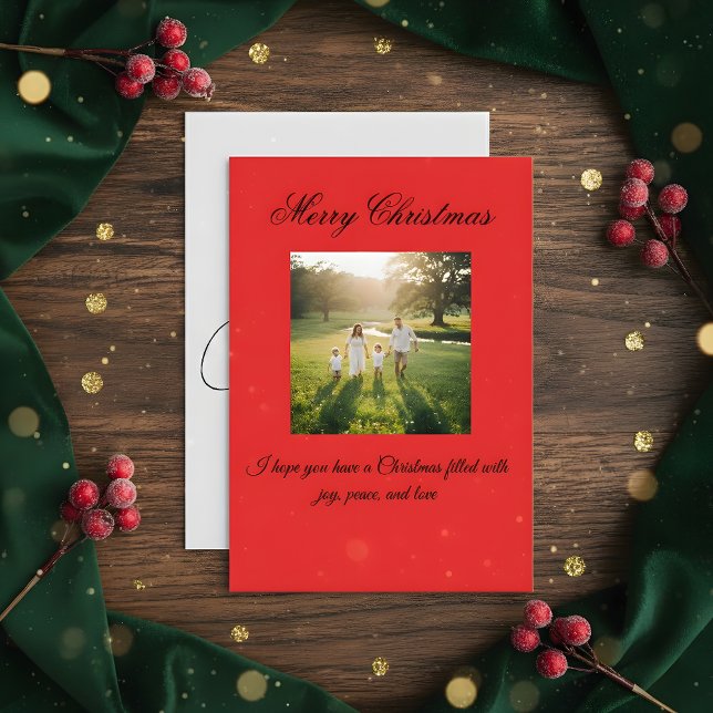 Tarjeta De Agradecimiento Merry Christmas Greeting Card (Subido por el creador)