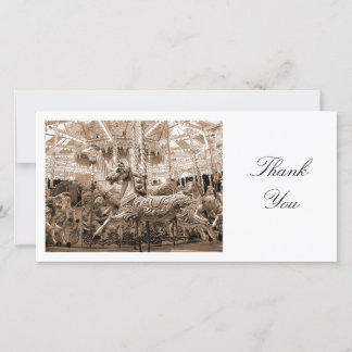 Tarjeta De Agradecimiento Merry-go-round