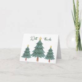Tarjeta De Agradecimiento Merry Little Baby Shower Thank You Card