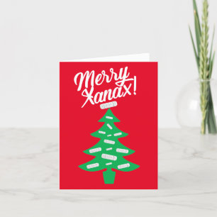 TARJETA DE AGRADECIMIENTO ¡MERRY XANAX!