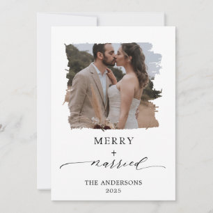 Tarjeta De Agradecimiento Merry y el Boda casado