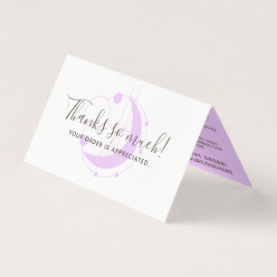 Tarjeta de agradecimiento metafísico Minimalista p