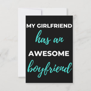 Tarjeta De Agradecimiento Mi Novia Tiene Un Maravilloso Novio