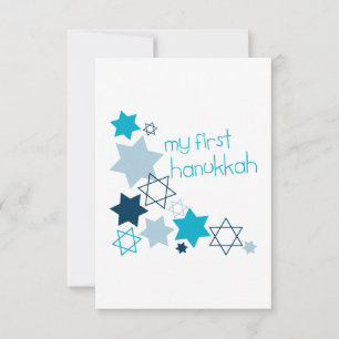 Tarjeta De Agradecimiento Mi primer Hanukkah
