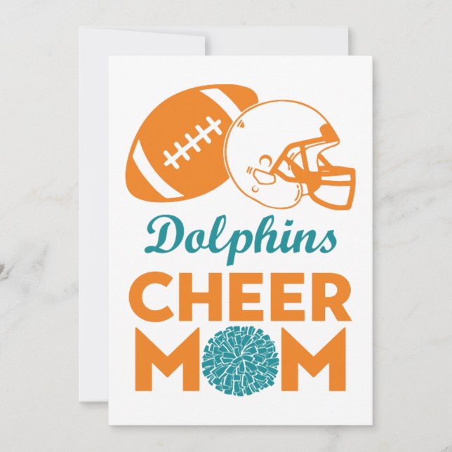 Tarjeta De Agradecimiento Miami Dolphins Classic (Anverso)