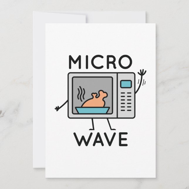 Tarjeta De Agradecimiento Micro Wave (Anverso)