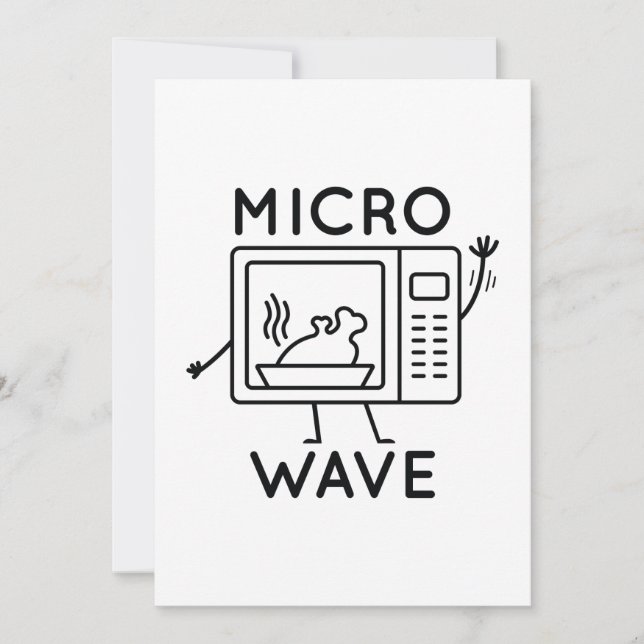 Tarjeta De Agradecimiento Micro Wave (Anverso)