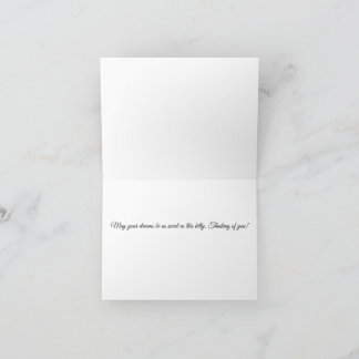 Tarjeta De Agradecimiento Midnight Kitty Adventure_Thinking of You Card