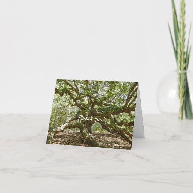 Tarjeta de agradecimiento Mighty Angel Oak (Anverso)