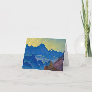 Tarjeta De Agradecimiento Milarepa, la que sufrió Nicholas Roerich