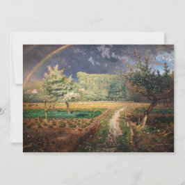 Tarjeta De Agradecimiento Millet Jean-Francois - Primavera en Barbizon