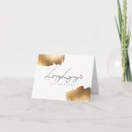 Tarjeta de agradecimiento | Minamilista de pincel 