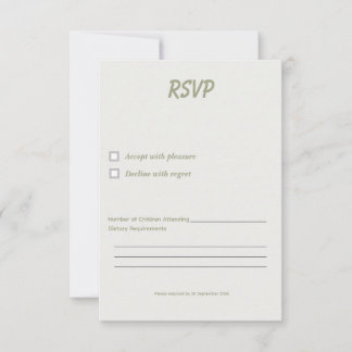 Tarjeta De Agradecimiento Minimal Graduation RSVP Card Template