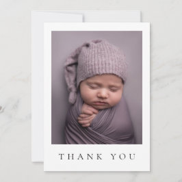 Tarjeta De Agradecimiento Minimalist Baby Thank You Card Neutral