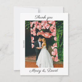 Tarjeta De Agradecimiento Minimalist Boho Thank you card