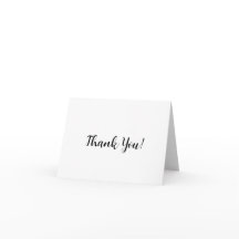 Tarjeta de agradecimiento minimalista intrincada