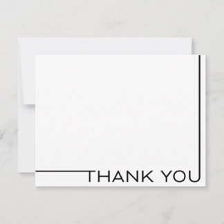 Tarjeta de agradecimiento Minimalista moderna