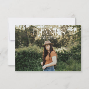 Tarjeta De Agradecimiento Minimalista moderno