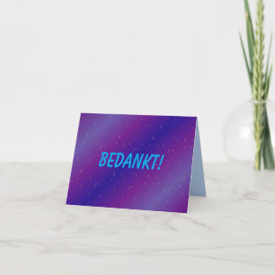 Tarjeta de agradecimiento minimalista para viajes