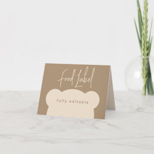Tarjeta De Agradecimiento Minimalista y simple oso moderno Baby Shower
