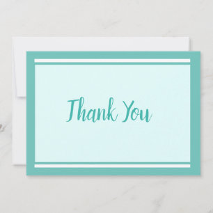 Tarjeta De Agradecimiento Mint Green Todas Las Ocasiones
