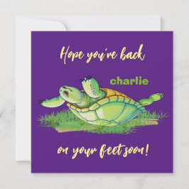 Tarjeta De Agradecimiento Mis mejores deseos - volver a los pies - Ponte bie