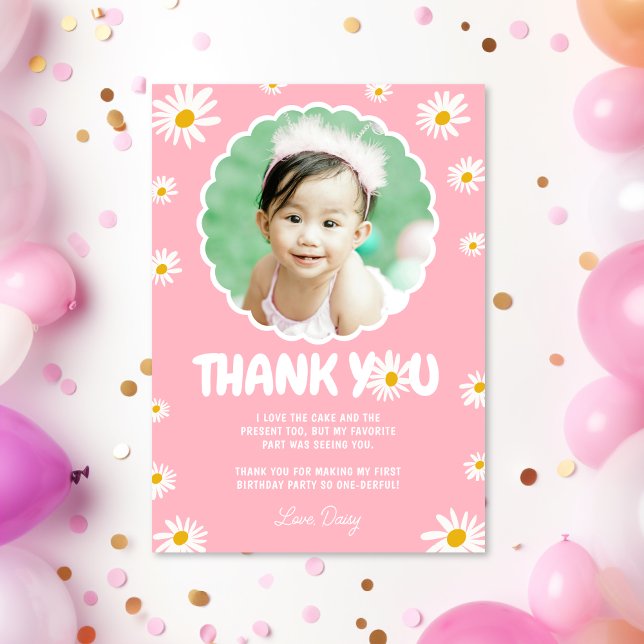 Tarjeta De Agradecimiento Miss Pequeña Rosa ONE: Maravillosa margarita (Subido por el creador)