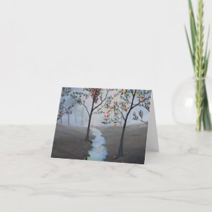 Tarjeta De Agradecimiento Misty Stroll