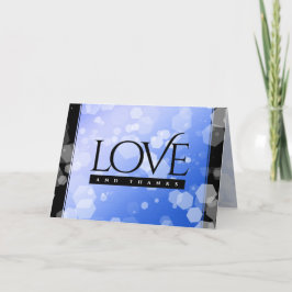 Tarjeta De Agradecimiento Moda 45° 51° 65° aniversario Boda Sapphire