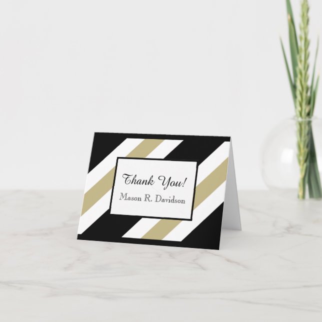 TARJETA DE AGRADECIMIENTO MODA GRACIAS NOTE_WHITE/BLACK/506 KHAKI (Anverso)