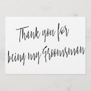 Tarjeta De Agradecimiento Moda moderna "Gracias por ser mi novio"