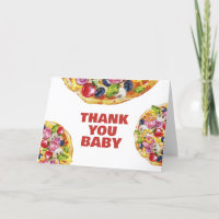Moda moderna italiana Slice Slice Pizza Baby Showe