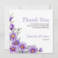 Moda Morado Aster Floral