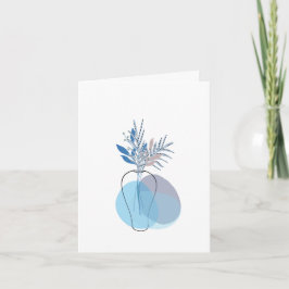 Tarjeta De Agradecimiento Modern Blank Botanical Note Card Stationery