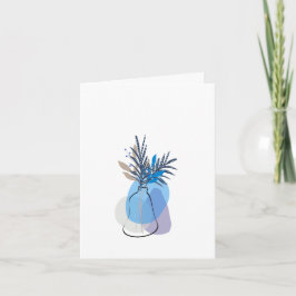 Tarjeta De Agradecimiento Modern Blank Botanical Note Card Stationery