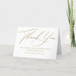 Tarjeta De Agradecimiento Modern elegant Thank you card