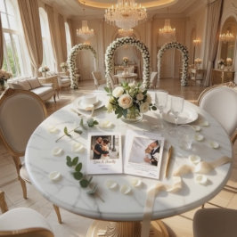 Tarjeta De Agradecimiento Modern Retro Typography Faux Gold Photo Wedding