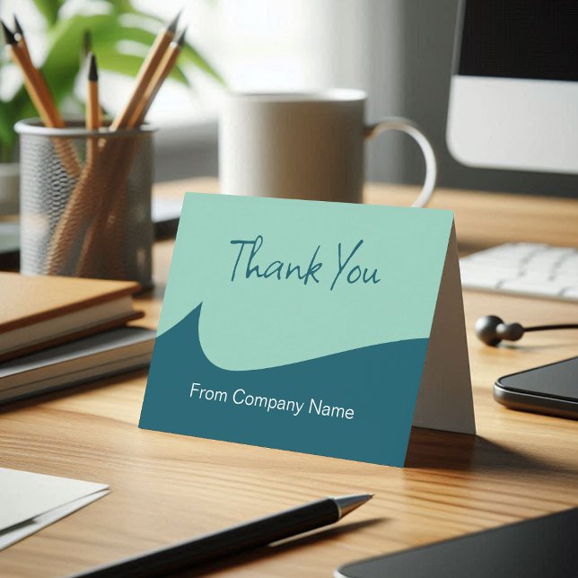 Tarjeta De Agradecimiento Modern Trendy Business Thank You Cards (Subido por el creador)
