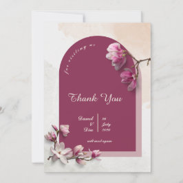 Tarjeta de agradecimiento moderna