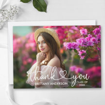 Moderna caligrafía Script Graduación de fotografía