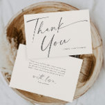 Tarjeta De Agradecimiento Moderna ducha de novia Boho Script<br><div class="desc">Tarjeta De Agradecimiento De Boho Bridal Shower De Estilo Moderno. Haga clic en el botón personalizar para personalizar este diseño con sus detalles. Para cambiar los colores de fondo y las fuentes, haga clic en el botón editar este diseño para obtener más opciones. Esto es parte de una colección de...</div>